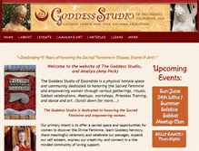 Tablet Screenshot of goddess-studio.com
